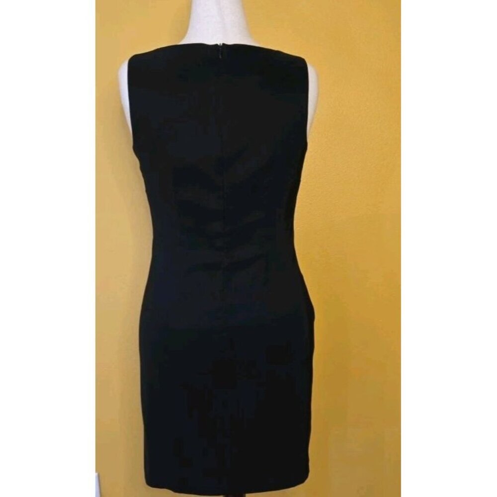 AB Studio Sz 10 Black Sleeveless Dress Career Little‎ Black Dress Cocktail Party - Picture 2 of 11